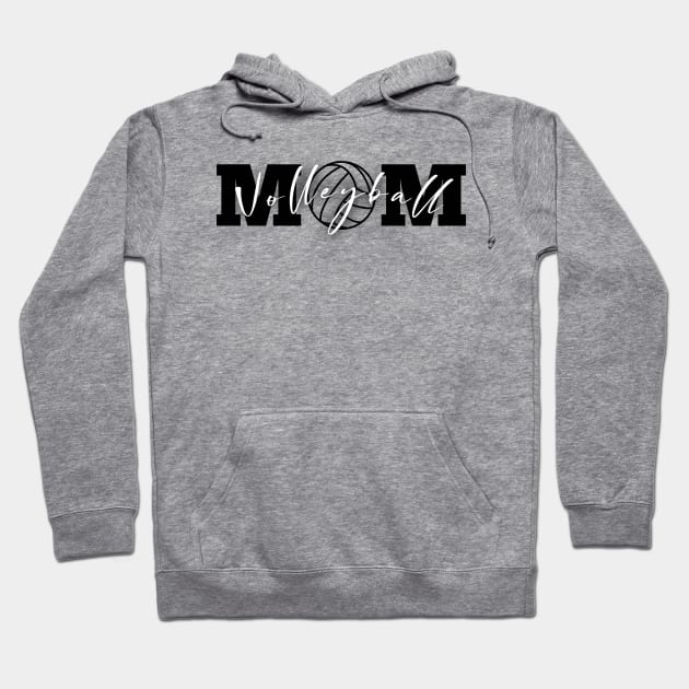 Volleyball Mom Hoodie by IdenticalExposure